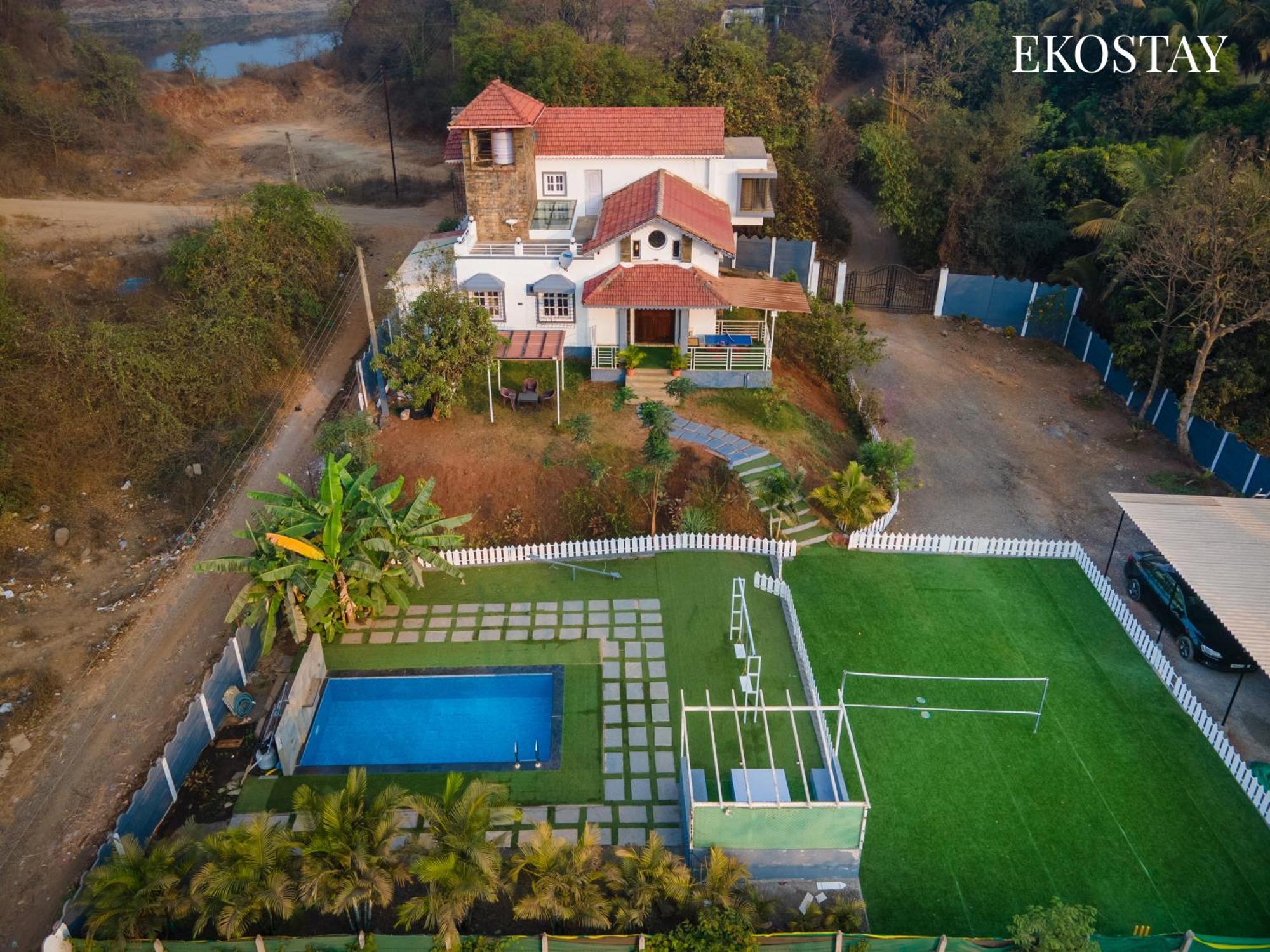 Ekostay - Mount Emerald Villa Alībāg Dış mekan fotoğraf